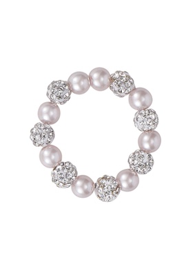 鱼头星星轻奢陶泥钻球小众设计气质感珍珠串珠戒指女生手工礼物潮