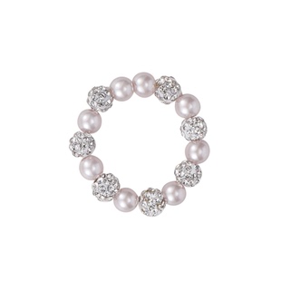 鱼头星星轻奢陶泥钻球小众设计气质感珍珠串珠戒指女生手工礼物潮