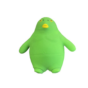 装沙绿头鱼呆头鱼解压玩具tpr慢回弹拉拉乐减压玩具绿头怪胖呆鱼