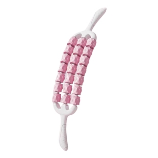 儿童按摩棒滚轮可弯曲肌肉放松长高滚腿筋膜棒狼牙棒长感统高训练