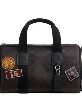COACH/蔻驰奥莱男士黑色EXPLORER 28号手提行李包斜挎包
