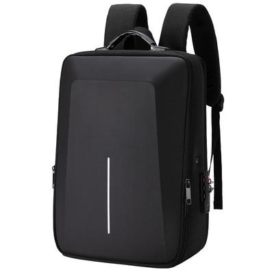 金属框架立体硬壳电脑包双肩背包