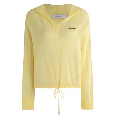 Navigare薄款连帽针织开衫