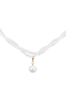 法式复古珍珠款项链轻奢小众