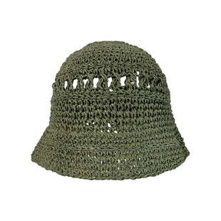 Q三环路时尚镂空纸草渔夫帽手工草编渔夫帽子时尚防晒遮阳素颜帽