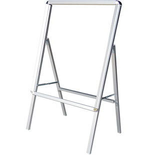 立式开启铝合金相框海报支架指示牌架子广告折叠a型展架宣传图架