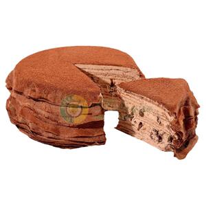 榛子巧克力千层蛋糕可可味下午茶生日甜品网红爆浆动物奶油