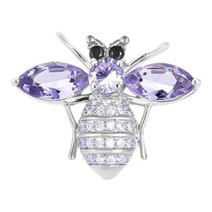 简约可爱小蜜蜂胸针女款日常百搭轻奢高级感胸花毛衣大衣别针配饰