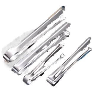 不锈钢小夹子冰夹方糖夹香菜葱花夹餐桌厨房用小号毛巾食物分餐夹