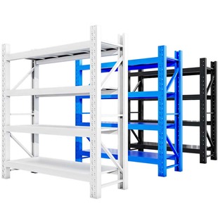 货架仓储多层置物架一体靠墙小货架家用可承重二手市场架子货物架