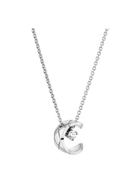 Jennie同款18K玫瑰金菱格纹项链女轻奢小众设计锁骨链高级感配饰