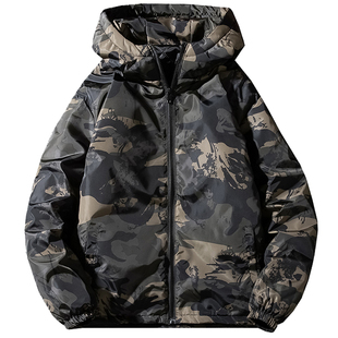冬季外套男2025新款冬天棉衣韩版潮流迷彩棉服短款学生保暖棉袄
