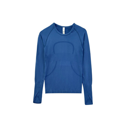 速干衣无缝运动长袖T恤女瑜伽服