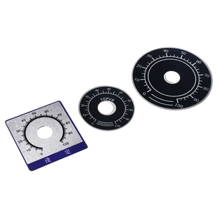 0-100数字刻度盘刻度片铝标牌A03旋钮帽WTH118 RV24 WX050电位器