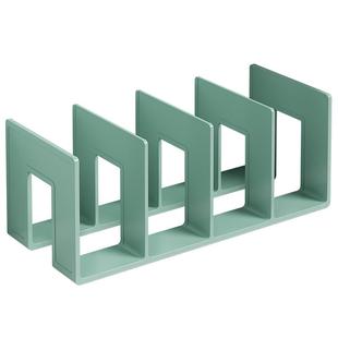 桌面书立架阅读多格防倒收纳盒创意办公室桌上整理固定书本学生专用教室分隔板简易收纳书夹课桌高颜值ins风i