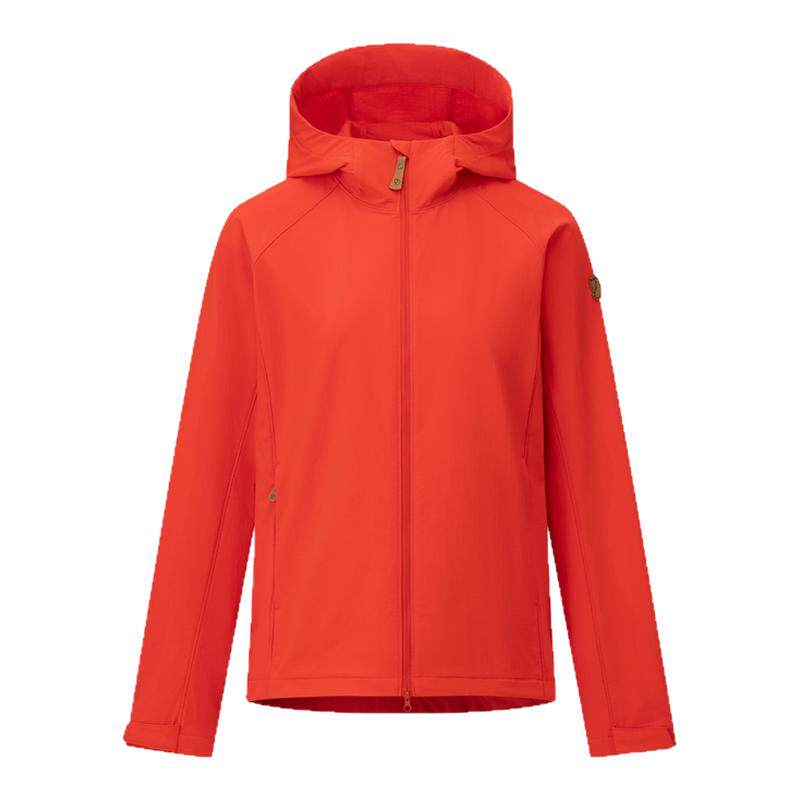 Fjallraven北极狐 户外保暖10%羊毛混纺抓绒软壳女夹克 082612011