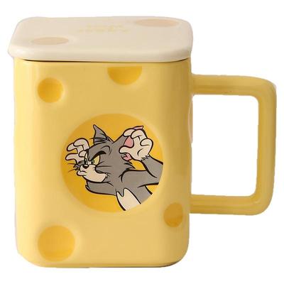 可爱猫和老鼠正版授权奶酪方口杯