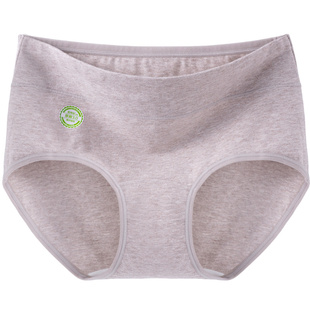 古今A类医用级棉内裤女款100%棉加长档新款高腰收腹女士三角短裤