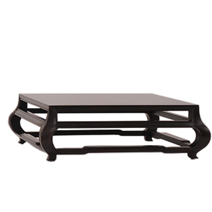 实木紫光檀方形榫卯炕几茶道花瓶茶壶奇石摆件盆景佛像复古大底座