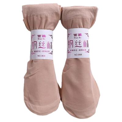 女士钢丝袜超弹超柔短筒