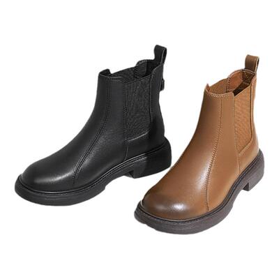 Tata他她软糖靴显瘦切尔