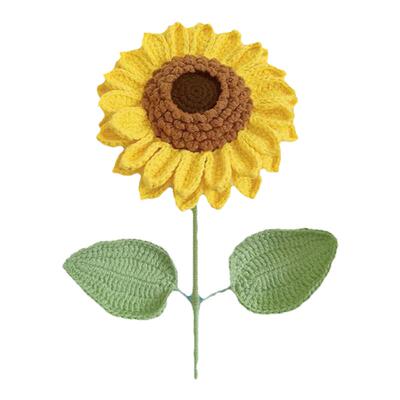 回放向日葵花束钩针材料包