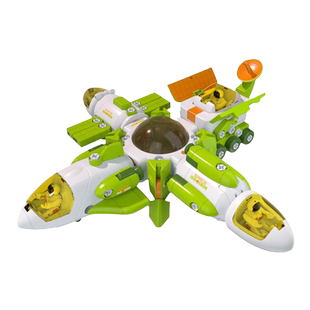 航天拼装积木空间站火箭变形儿童益智玩具拼装男生日礼物3一6岁的