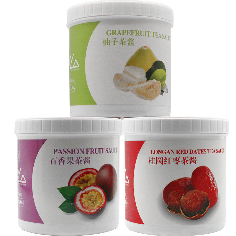 慕歌果味茶酱1.2kg多口味供选