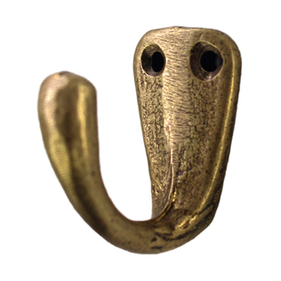 中式仿古纯铜挂衣帽钩卧室厨房卫生间门后单个挂钩挂晾墙壁挂衣架