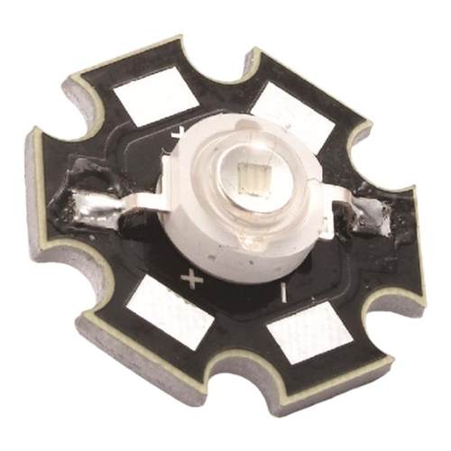 带20mm铝基板高亮1W3瓦大功率LED灯珠灯泡红绿蓝黄白维修灯具光源