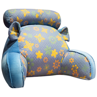 三层纱床头软包大靠背床头靠垫床上玩手机靠枕沙发靠垫枕头可拆洗