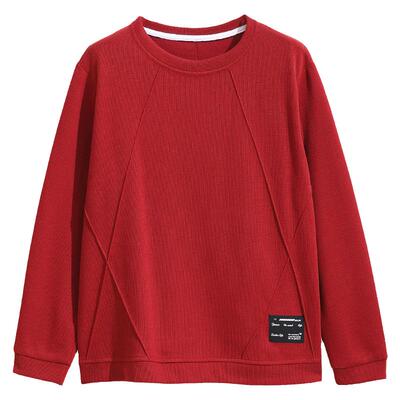 碧雪梅缘加厚宽松纯棉卫衣