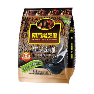 南方黑芝麻糊630g无蔗糖添加营养早餐代餐谷物即食冲饮黑芝麻粉