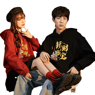 唐狮大力水手联名新款海军领卫衣