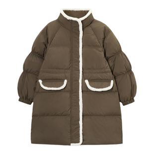 【门店同款】迪迪鹿童装女童羽绒服儿童冬季新款羽绒外套加厚保暖