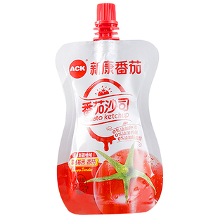 新疆新康天然番茄酱番茄沙司100g家用调料儿童薯条蘸料意面酱调味