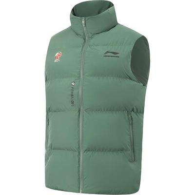 李宁CBA立领棉马甲夹棉背心