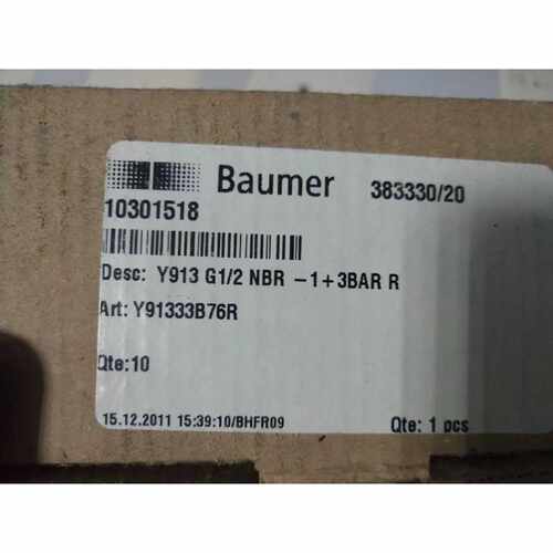议价Baumer宝盟压力传感器型号Y913量程13bar维修