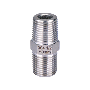 304不锈钢双外丝直接4分转6分变1寸变径对丝异径接头水管配件加厚