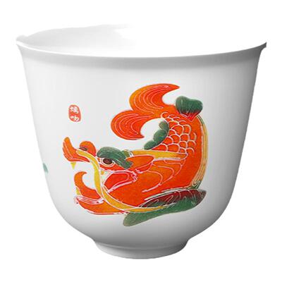 大益白瓷景德镇品茗杯