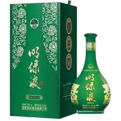 明绿液普绿42度明绿香型白酒