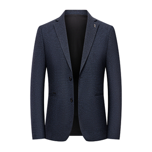 [千鸟格纹]梦特娇春季男士商务西服通勤单西装外套抗皱挺括J