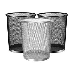 包邮垃圾桶办公室家用大容量客厅卫生间厨房大号铁网垃圾桶纸篓