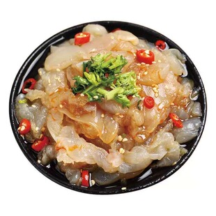 海蜇头开袋即食凉拌日照特产半成品美食海蜇皮头丝非干货海鲜特产