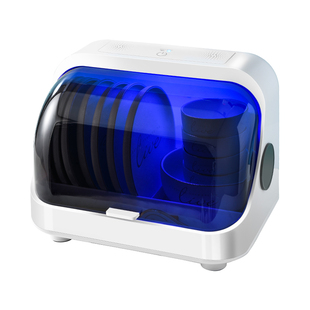 消毒柜家用碗碟收纳架小型简易碗柜厨房台式紫外线沥水碗筷收纳盒