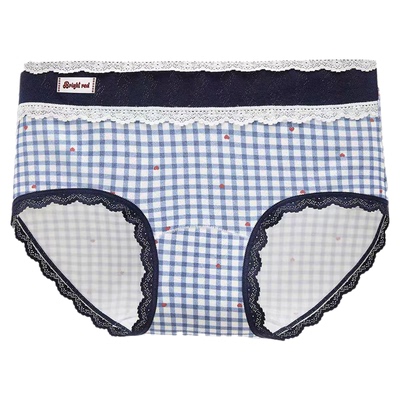 复古蕾丝少女感大码内裤
