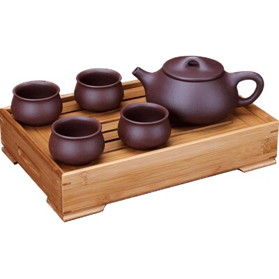 原矿粗砂40目陈腐老紫泥石瓢套装