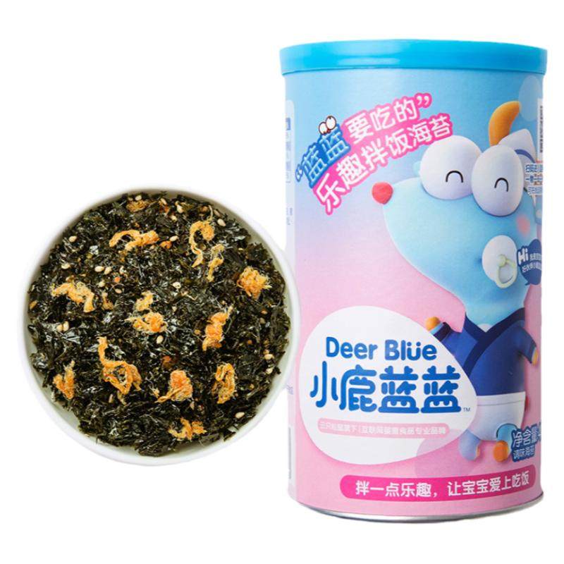 小鹿蓝蓝芝麻+肉松拌饭海苔碎