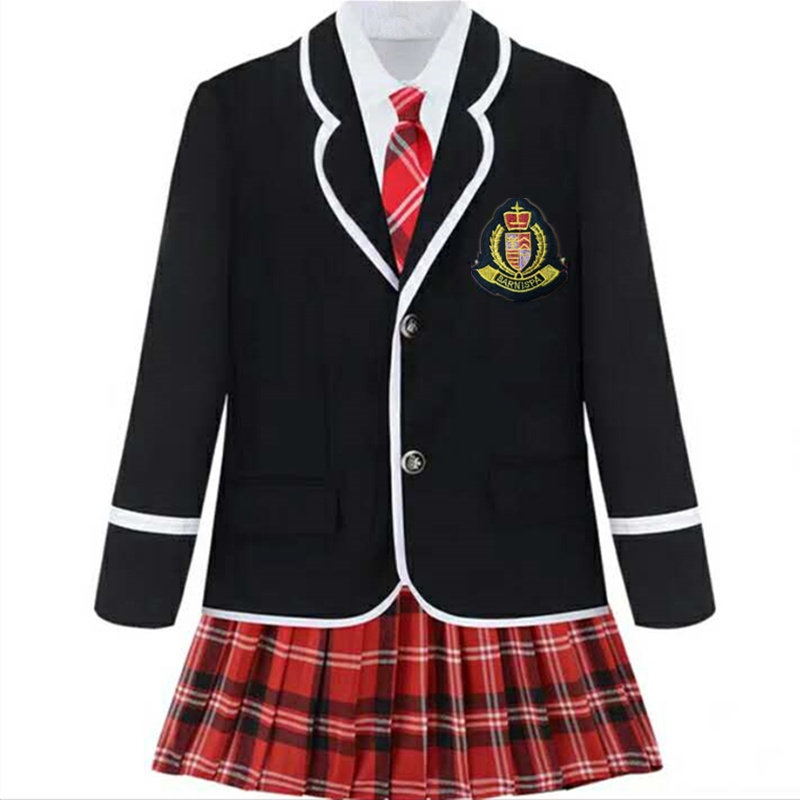 儿童合唱演出服小学生长袖朗诵服