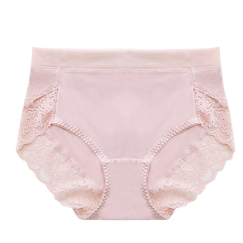 大码200斤胖妹妹内裤女牛奶丝夏